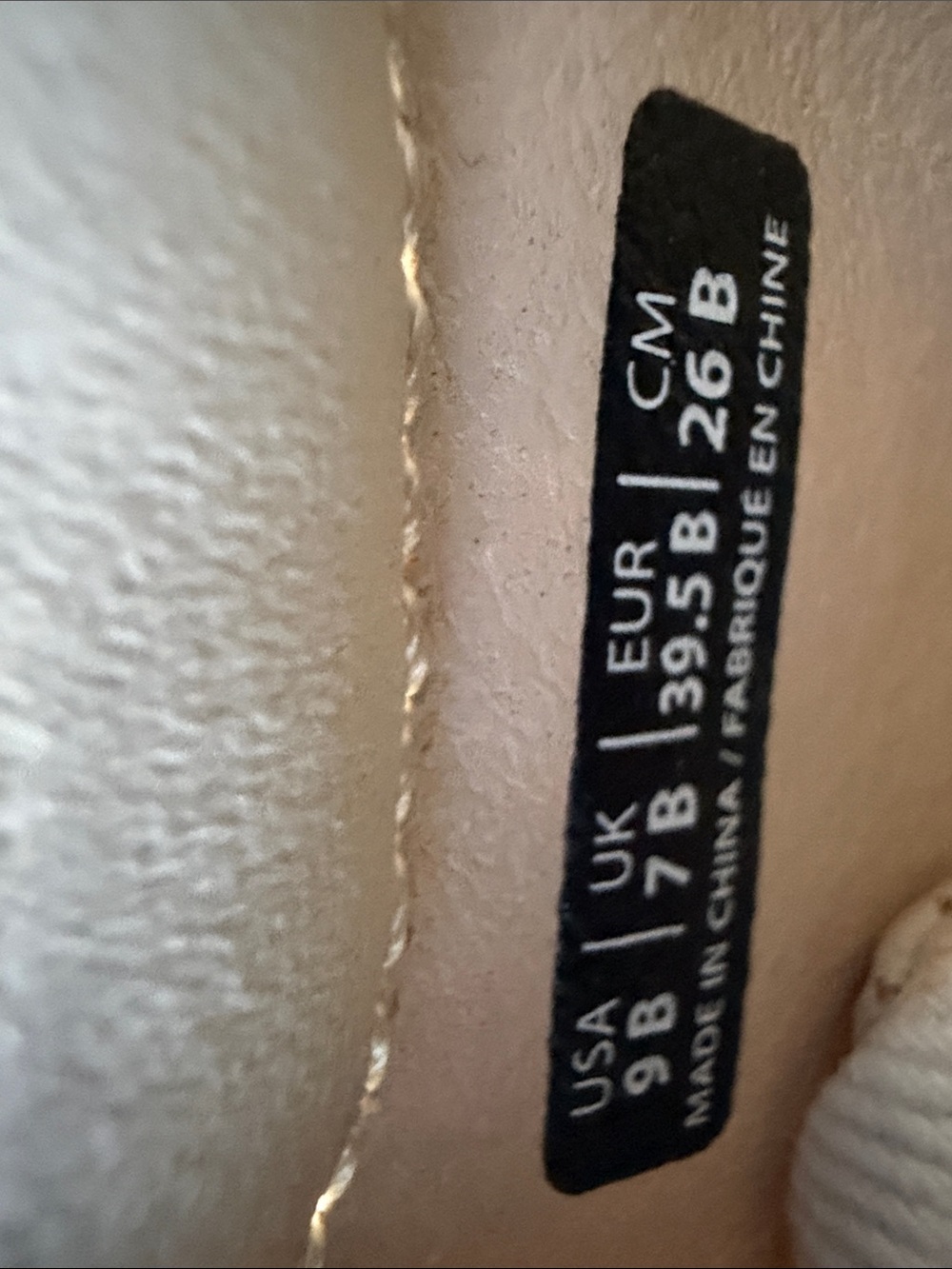 Revitalign Orthotic Canvas Women’s White and Beige Platform Sneakers size 9 - Picture 10 of 11
